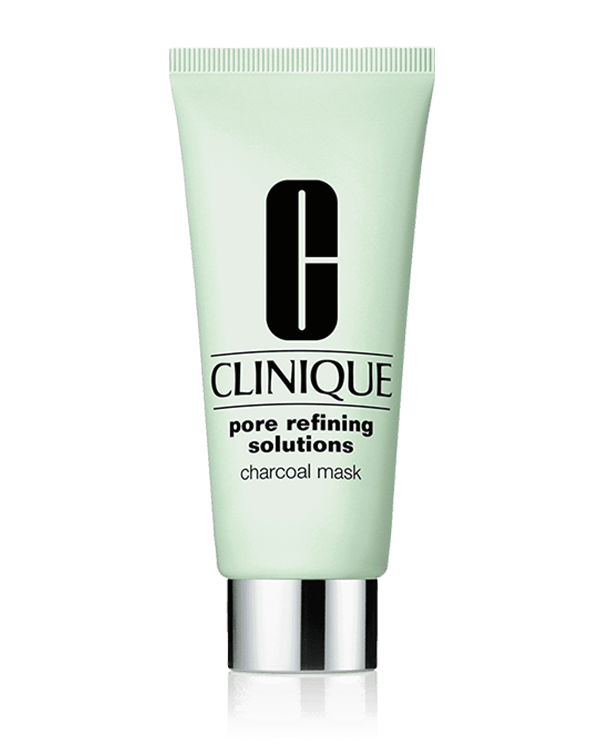 Pore Refining Solutions Charcoal Mask, Mattifying mask absorbs oil, impurities and environmental pollutants to help detoxify skin.